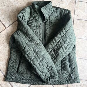 Women’s The North Face Hunter Green Puffer Jacket Size XL
